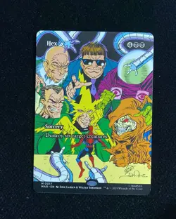 2025 Magic The Gathering MTG Marvel EN #M 0017 Borderless Hex GAV - Image 1
