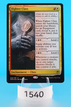 MTG Fighter Class Adventures in the Forgotten Realms Foil #222 - Image 1