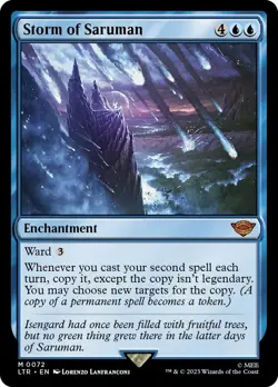 FOIL Storm of Saruman - LotR Tales of Middle Earth - LTR MTG - Image 1