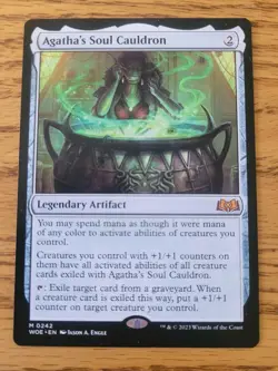 Agatha's Soul Cauldron Wilds of Eldraine, MTG Magic the Gathering - Image 1
