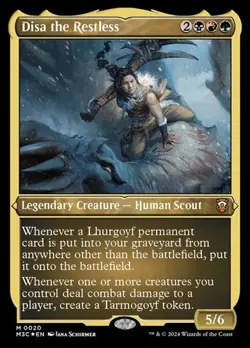 Disa the Restless - Foil Etched M3C NM MTG - Image 1