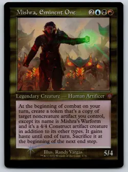 Mishra, Eminent One (Retro Frame) M Commander: The Brothers' War 1 NM - Image 1