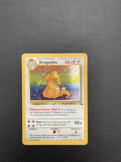Pokemon TCG Dragonite Fossil #4/62 Holo Unlimited Rare 1999 WOTC Vintage English - Image 2