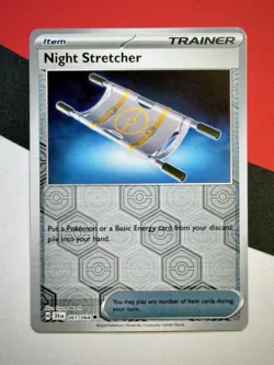 Night Stretcher Reverse Holo Trainer 061/064 Shrouded Fable Pokemon NM - Image 1