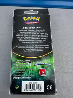 2017 Pokemon Knock Out Collection Lucario Box NEW - Image 4