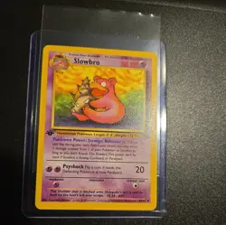 Slowbro 43/62 Uncommon 1st Edition LP Pokemon Fossil - Image 1