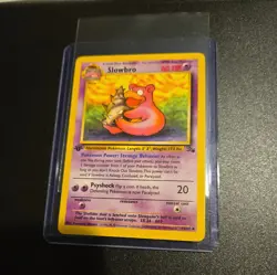 Slowbro 43/62 Uncommon 1st Edition LP Pokemon Fossil - Image 2