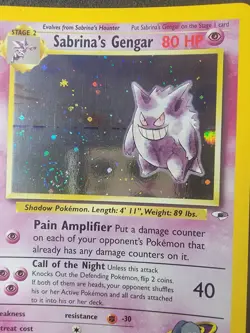 2000 Pokemon Gym Heroes Sabrina's Gengar Holo #14/132 TCG LP - Image 3
