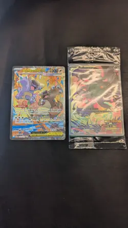 Mega Kangaskhan ex 182/132 SIR Bulbasaur 133/132 Stamped Pokemon Mega Evolution - Image 1