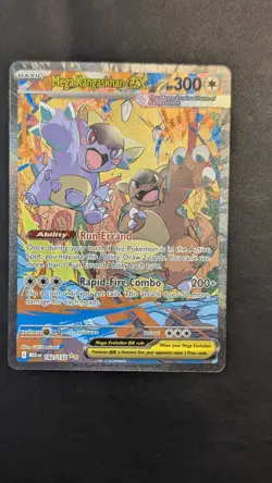 Mega Kangaskhan ex 182/132 SIR Bulbasaur 133/132 Stamped Pokemon Mega Evolution - Image 3