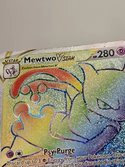 Mewtwo VSTAR (Secret) 079/078 Pokemon GO Holo - See Description - Image 3