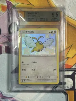 2019 Pokemon Sun & Moon Hidden Fates Swablu #SV42 BGS 9.5 GEM MINT (PSA 10)❓ - Image 1