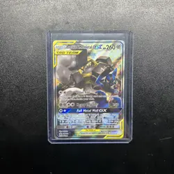 Lucario & Melmetal GX SM192 Sun and Moon Tag Team Pokemon Black Star Promo - Image 1