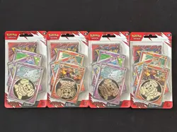 Pokemon TCG Sealed Destined Rivals Lot of 4 Single Pack Blisters - Image 1