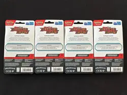Pokemon TCG Sealed Destined Rivals Lot of 4 Single Pack Blisters - Image 2