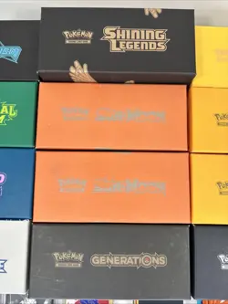 Lot of 16 DIFFERENT Pokemon TCG EMPTY Elite Trainer Boxes + Sleeves + Dividers - Image 3