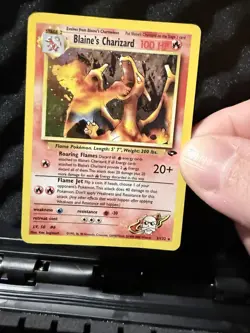 Pokemon TCG Blaine's Charizard Gym Challenge 2 Holo Unlimited Rare - Image 1