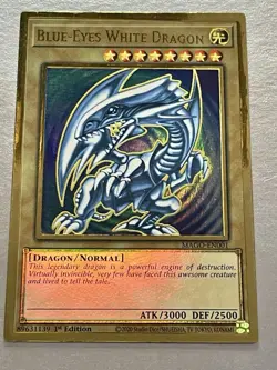 Blue-Eyes White Dragon | MAGO-EN001 | Premium Gold Rare | LP | 1st Ed | YuGiOh! - Image 3