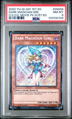 Dark Magician Girl - PSA 8 - MVP1-ENS56 - Secret Rare - Yugioh - Image 1