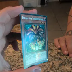 Yugioh! Exodia the Forbidden One EMBLAZONED SECRET 25LP-EN000 WORLD CHAMPIONSHIP - Image 3