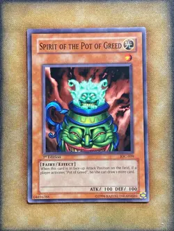 Yugioh Spirit of the Pot of Greed IOC-009 Common 1st Ed NM - Image 1