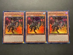 3x Red-Eyes Black Meteor Dragon | DUNE-EN095 | LP | Super Rare | YuGiOh! - Image 1