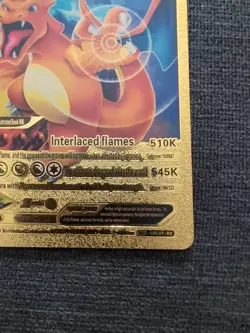 Pokemon Charizard V 522HP Gold Foil Fan Art Card SRL07-03 - Image 4