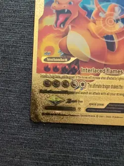 Pokemon Charizard V 522HP Gold Foil Fan Art Card SRL07-03 - Image 5