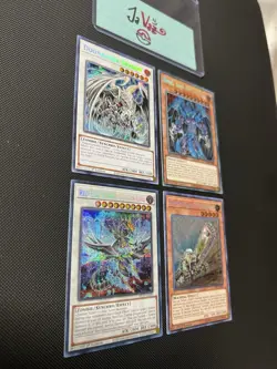 YuGiOh! 4 Secret Rare Card 1st Lot ✨Doomkaiser Dragon, Raviel Lord Of Phantasms - Image 2