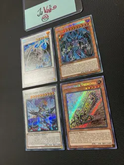 YuGiOh! 4 Secret Rare Card 1st Lot ✨Doomkaiser Dragon, Raviel Lord Of Phantasms - Image 3