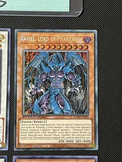 YuGiOh! 4 Secret Rare Card 1st Lot ✨Doomkaiser Dragon, Raviel Lord Of Phantasms - Image 5