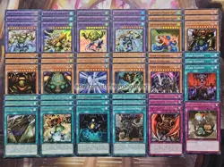 YuGiOH Complete Gate Guardian Deck 52 Cards Combined Thunder Wind W + Bonus Gift - Image 1