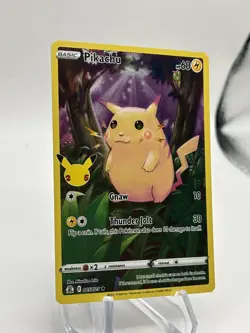 Pokemon TCG Celebrations Pikachu Holo Card 005/025 25th Anniversary - Image 2