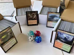 Mtg 1000 bulk lot + 4 spindowns 500 vintage cards no basic lands no tokens 20+R - Image 1