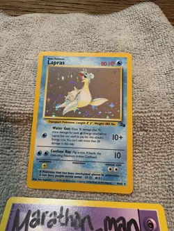 Pokemon Card Lapras Holo 10/62 Rare 80 HP 1999 NM- Condition Wow! - Image 2
