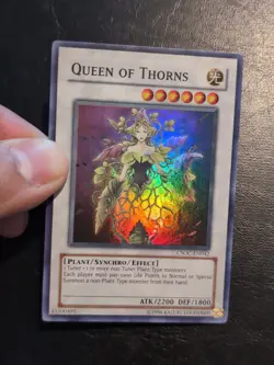Yu-Gi-Oh! SUPER RARE HOLO CARD QUEEN OF THORNS CSOC-EN042 NM/VLP - Image 3