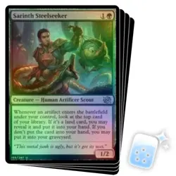 FOIL SARINTH STEELSEEKER X4 The Brothers' War BRO Magic MTG MINT CARD - Image 1