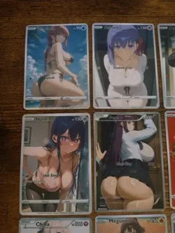 Beautiful Waifu 9 Card Lot - Anime Goddess Cards Sakura Momo Fern Megumin Serena - Image 5
