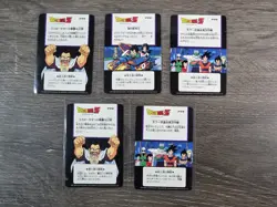 Lot of 5 DRAGON BALL Z Hero Collection Holo Prism Cards 2001 Bird Score - Image 2