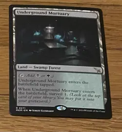 Underground Mortuary Dual Land Rare MTG Card Free Shipping! - Image 1