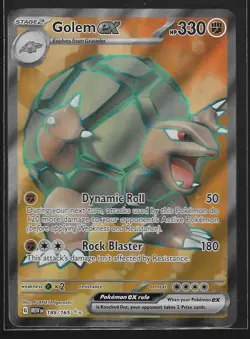 Pokemon TCG Golem ex 189/165 2023 Scarlet & Violet 151 Ultra Rare Card - NM - Image 1
