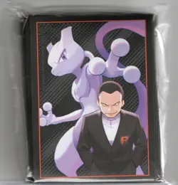 Destined Rivals Glory of Team Rocket Card sleeves 65 Count mewtwo Giovanni - Image 1