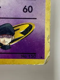 Auth Pokemon Card Rocket’s Mewtwo LV.35 No.150 Old Back Japanese from Japan - Image 5