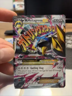 Pokemon TCG Mega-Metagross-EX XY XY35 Holo Promo Card - Image 1