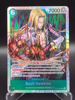 Basil Hawkins - OP07-029 - SR - Foil One Piece Card Game - Image 1