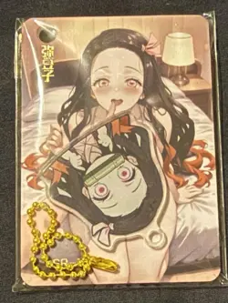 SR-18 Nezuko (Demon Slayer) Yisibadan Beautiful Delicate Moan Waifu Card - Image 1