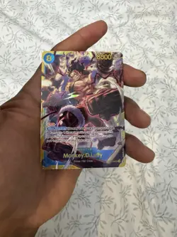 Monkey.D.Luffy SEC-SP OP11-118 a Fist of Divine Speed One Piece Card - Image 1