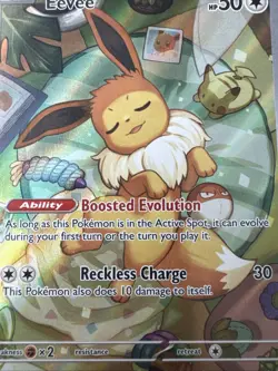 Pokemon TCG Eevee - 173 SVP Prismatic Evolutions ETB Promo Card Pack SEALED - Image 4