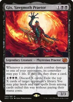 Gix, Yawgmoth Praetor BRO NM MTG - Image 1