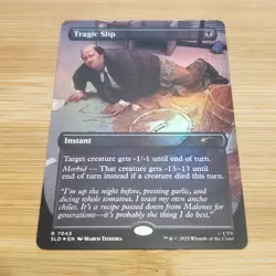 1x Tragic Slip, Secret Lair 7043 Foil, The Office - Kevin, Magic MTG NM 002 - Image 1
